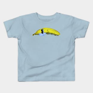 Lonely Crying Banana Lying Down You Hurt My Peelings Kids T-Shirt